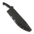 Work Tuff Gear Mad Dog veitsi, tiger strip, black textured G10, blue liner