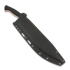 Coltello Work Tuff Gear Mad Dog, tiger stripe, black textured G10, red liner