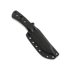 Couteau Work Tuff Gear Mt. Laguna, satin, black with red liners