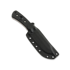 Work Tuff Gear Mt. Laguna puukko, satin, black with red liners