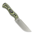 Work Tuff Gear Nomad Bushcrafter K329 ナイフ, saber, rugged finish, zombie green G10