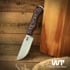 Work Tuff Gear Nomad Bushcrafter K329 kniv, saber, satin, tiger camo