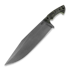 Work Tuff Gear Pathfinder selviytymispuukko, Hand Rub Retro Washed, Forest Camo Gator Grip (Neon Green Liner)