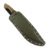 Work Tuff Gear Puzon Predator Hunter A6MAX peilis, ghost finish, brown micarta