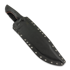 Work Tuff Gear Puzon Predator Hunter A6MAX peilis, satin, black G10 with red liner