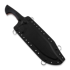 Coltello Work Tuff Gear Puzon Wilderness Bowie, Black/Red Liner G10