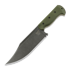 Work Tuff Gear Ranger K329 rugged darkwashed ナイフ, od green handle with brown liner