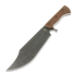 Work Tuff Gear V44X Gen 3 SK85 knife, dark washed, brown canvas micarta, odg kydex