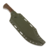 Work Tuff Gear V44X Gen 3 SK85 knife, hand rub APO, brown canvas micarta, odg kydex