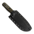 Work Tuff Gear Voyageur 칼, satin, tiger camo handle
