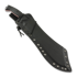 Work Tuff Gear Warhammer, rugged, black G10 with red liner