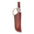 Woxna Alfta Leather sheath - 180 mm, cognac