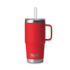 YETI Rambler Straw Mug, resque red