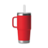 YETI Rambler Straw Mug, resque red