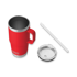 YETI Rambler Straw Mug, resque red