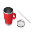 YETI Rambler Straw Mug, resque red