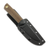 Za Pas EC95 veitsi, Brown Micarta, Satin