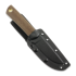 Za Pas EC95 Messer, Brown Micarta, Satin
