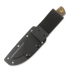 Za Pas EC95 Messer, Brown Micarta, Satin