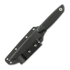 Za Pas Eho Covered peilis, Black G-10, Black Coating