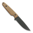Nůž Za Pas Handie, Brown Micarta, Black Coating