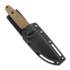 Nůž Za Pas Handie, Brown Micarta, Black Coating