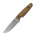 Za Pas Handie 刀, Brown Micarta, Stonewash