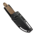 Coltello Za Pas Handie, Brown Micarta, Stonewash
