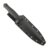 Za Pas RH2 Dagger peilis, Black G-10, Black Coating
