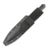 Za Pas RH2 Dagger mes, Black G-10, Black Coating