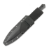 Za Pas RH2 Dagger peilis, Black G-10, Black Coating