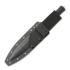 Za Pas RH2 Dagger mes, Black G-10, Satin