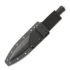 Za Pas RH2 Dagger peilis, Black G-10, Satin