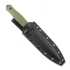 Za Pas RH2 Dagger veitsi, OD Green G-10, Black Coating