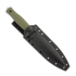 Za Pas RH2 Dagger veitsi, OD Green G-10, Satin