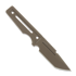 ZU Bladeworx Ultralight Tanto Ceracote knife, fde
