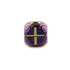 Zyac Knives Square Cross Pattern Lanyard Bead, Hand Carved 3