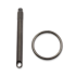 Zyac Knives Titanium Folding EDC Toothpick with Knurling Grip