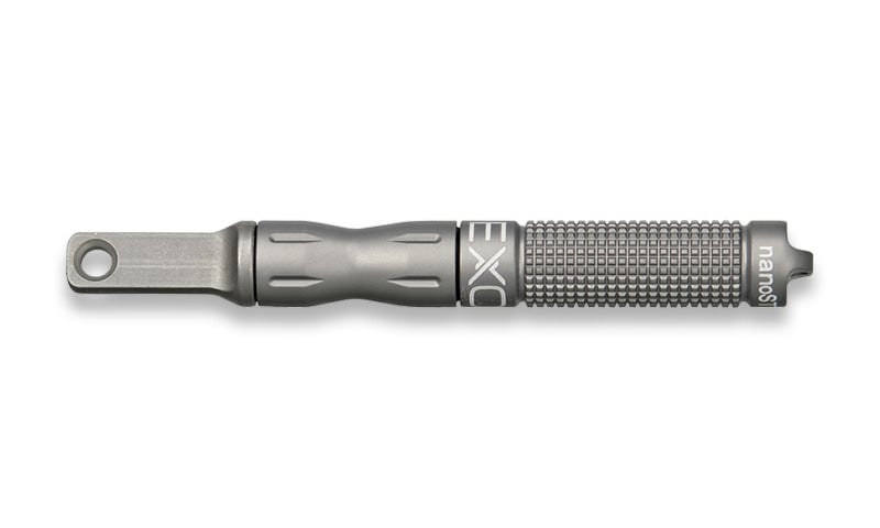 Exotac nanoSTRIKER XL Ferro Rod Firestarter Gunmetal Tungsten Carbide Striker 