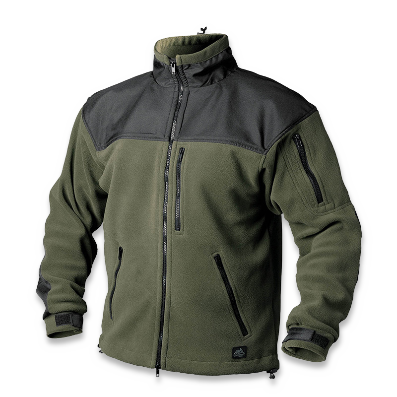 Helikon-Tex Classic Army Fleece jacket, olive/black BL-CAF-FL-16