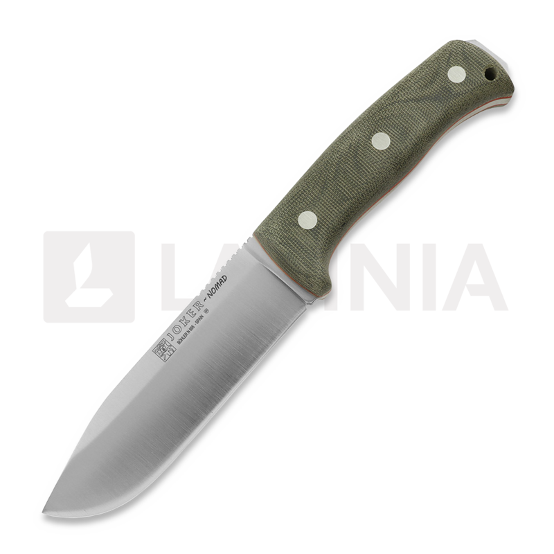 Joker Nomad Kydex mes, Green Canvas Micarta | Lamnia