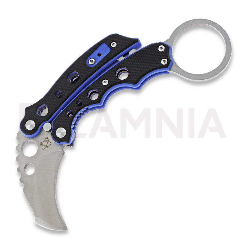 Mantis Vuja De Karambit Blue バタフライナイフ | Lamnia