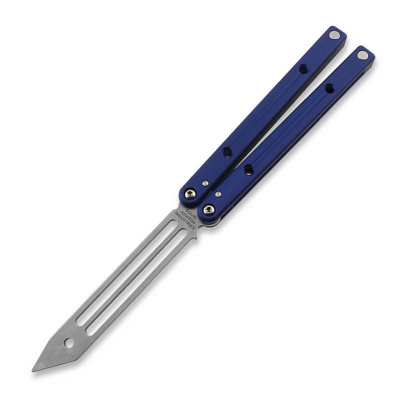 Squid Industries Squidtrainer V4 balisong trainer, blue | Lamnia