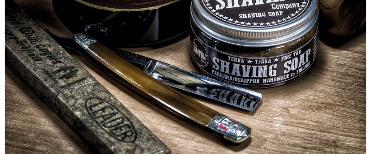 Shaving with traditional equipment