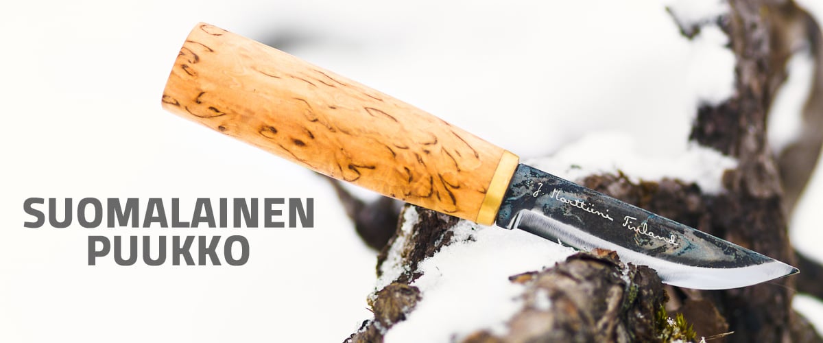 Suomalainen puukko kest&auml;&auml; k&auml;ytt&ouml;&auml; ja aikaa